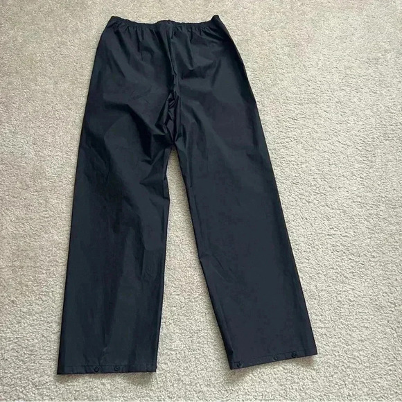 Columbia Rain Pants Men’s Size Large Black Button Pockets Outdoor - Picture 2 of 15